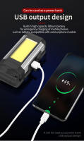 Linterna L recargable superbrillante, luz magnética portátil, resistente al agua para reparación mping y r con soportes - details 5