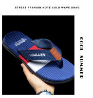 Verano nuevas chanclas de los hombres usan zapatillas de playa de goma antideslizante pellizcar pies sandalias al aire libre - details 9