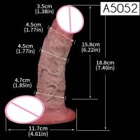 Leten SXXY Juguetes Sexuales de Silicona de Doble Capa con Ventosa, Tacto Suave de Piel, Tapón Anal de Dos Capas para Hombres Adultos - details 8