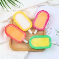 Juego de moldes de silicona para helados, set de 4 unidades de gran capacidad para hacer helados de verano, con cubierta, 65g - details 1