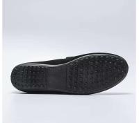 Nuevos hombres jóvenes PU terciopelo cuero antideslizante vestido plano transpirable medias zapatillas verano primavera otoño zapatos casuales - details 7