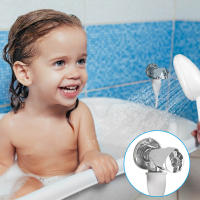 Cabezal de pulverización de agua de ducha de pelo blanco, tubo de manguera, grifo mezclador de baño de champú - details 3