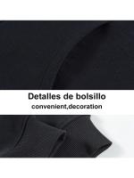 Sudadera con capucha de algodón de THE PIRATE KING para hombre, ropa de calle de marca, jersey de lana de Anime japonés, otoño e invierno, 2022 - details 3
