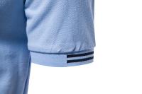 Marca AIOPEON, Polos 100% de algodón para hombre, Polos informales de manga corta de Color sólido para hombre, nueva ropa de verano para hombre - details 12