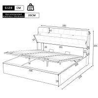 Elegante Colchón de Almohada de Hidráulica Almacenamiento de Almohada Occulto Marca Blanca - details 5