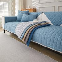 Funda de Sofá Antideslizante de Tela Sólida No Tejida Protector de Muebles para Dormitorio Oficina Sala de Estar Hogar Deco - details 4