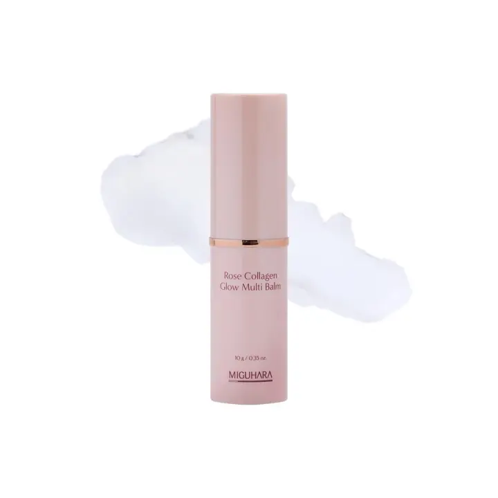 Bálsamo múltiple hidratante todo en uno para el cuidado de la piel coreano Rose Collagen (10 g/0,35 oz.) - 1