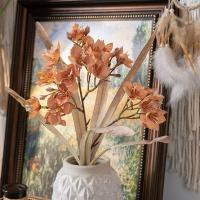 Decoración de jarrón DIY, rama de narciso Artificial de tacto Real, flor de narciso de seda elegante de lujo, flor falsa hecha a mano, decoración de boda - details 2