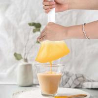Bolsa de leche con nueces de nailon, paño de malla 100 para queso, colador de alimentos reutilizable, filtro de fermentación en frío para colar jugo, café, yogur, té, 4 Uds. - details 1
