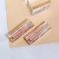 DIY 12,1mm cristal acrílico mate cosméticos contenedores recargables tubo de bálsamo labial tubo de lápiz labial cuadrado botellas de lápiz labial vacías - details 3