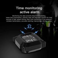 Sistema de supervisión de presión de neumáticos TPMS inalámbrico para motocicleta, 2 uds., Sensor externo, pantalla LCD de tiempo, alarma de Monitor de temperatura de neumáticos - details 4