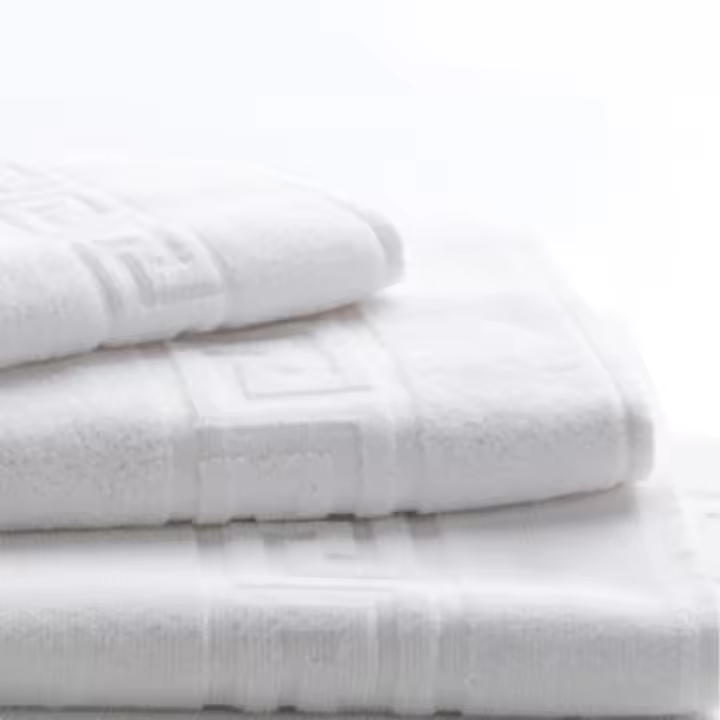 Toallas de Baño de Algodón Recicladas Paquete Detalladas de 30X50 CM 450GR - 1