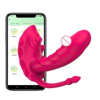 Vibrador con forma de mariposa para el punto G, con control remoto por aplicación de larga distancia, 9 modos de vibración, juguete sexual para mujeres adultas. - details 11