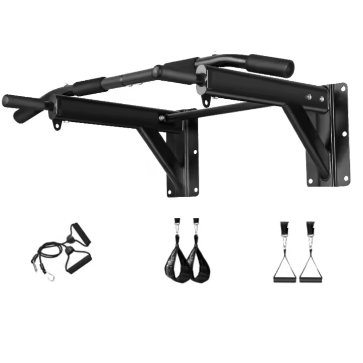 Barra de tracción de pared, multiusos, versátil, tríceps, ABDOMINAL, cuerda de resistencia, banda de suspensión, bolsa de boxeo colgante, gimnasio en casa - 1