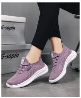 Nueva versión coreana casual, zapatos de suela suave, malla transpirable, zapatos de plataforma para mujer de moda. - details 16