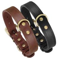 Collar duradero perros, collares cuero auténtico ustables para perros medianos y grandes, entrenamiento de pastor alemán, caza, - details 2