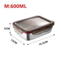 Juego de Fiambrera de Acero Inoxidable 304 Caja Bento con Calefacción para Microondas - details 3