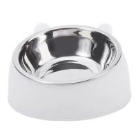Cuenco inclinado de acero inoxidable para gato y perro, comedero antideslizante para mascotas, 15 grados, protección para el cuello - details 3