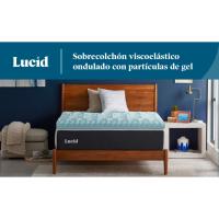 sobrecolchon viscoelastico ondulado con particulas de gel