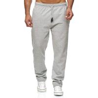 Pantalones casuales de moda para hombre de otoño e invierno, pantalones deportivos casuales de terciopelo cepillado de color sólido. - details 9