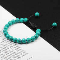 Pulsera de Piedra de Lava de Ojo de Tigre Natural Diseño Moderno de 8mm - details 4