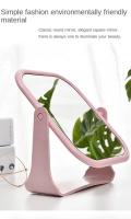 Espejo redondo de plástico para maquillaje, espejo clásico personalizado de doble cara, giratorio de 360 grados, con aumento - details 1