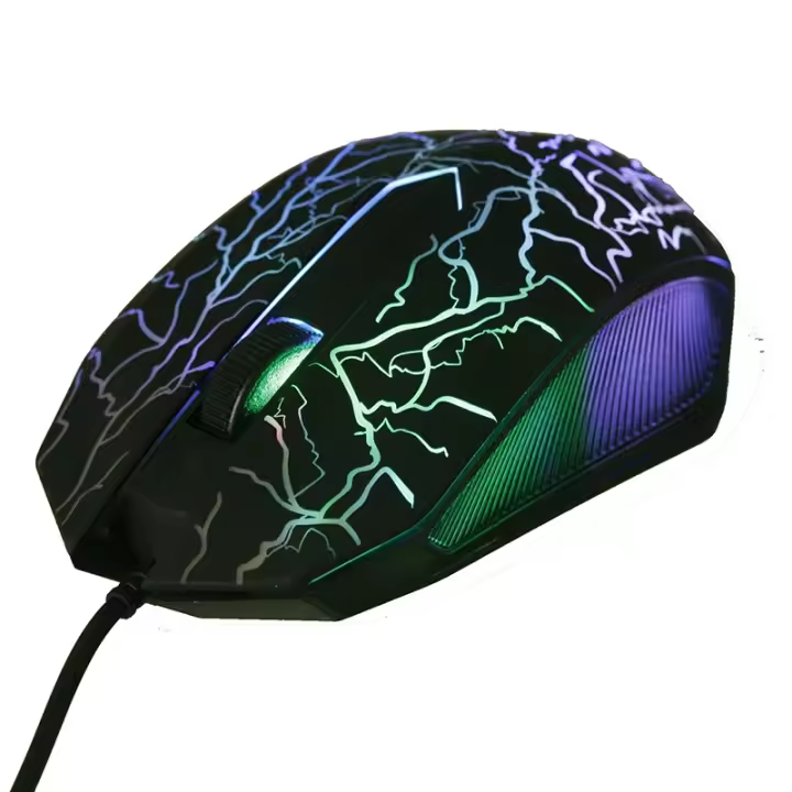 Ratón de ordenador portátil, juego profesional de 3200dpi, LED de color, superprecisión, adecuado para dota2 lol, jugador de juego - 1