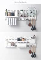 Organizador de pared de tablero de clavijas, pantalla de montaje, Kit de tablero de herramientas, estante de almacenamiento, estante de pared - details 14
