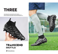 Botas de fútbol profesionales para hombres, zapatos de fútbol TF/FG para niños, tacos de tobillo alto, zapatillas de fútbol de hierba, zapatos de entrenamiento de Futsal - details 14