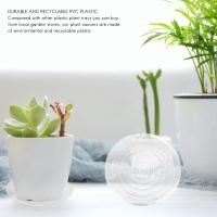 Platillos transparentes para plantas de interior y exterior, bandejas de goteo para maceta, jardín, 30cm, 12 pulgadas, 10 paquetes - details 2