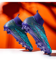 Zapatos de fútbol de alta calidad para hombre, botas de fútbol profesionales FG/TF, tacos antideslizantes ultraligeros para exteriores, zapatillas de tobillo de entrenamiento - details 20