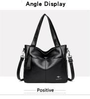 Bolso de cuero con asa superior para mujer, bolso de hombro femenino, de lujo, de diseñador - details 14