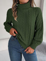 Suéter de punto de cuello alto para mujer, jersey de manga larga, Tops de moda, blusa de punto, novedad de otoño e invierno, 2023 - details 16