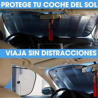 Delantero r 130 60 y dos laterales Ventana paraguas - Paraguas trasero plegable con ventosas para vehículos de 44 x 36 cm - details 0