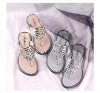 Chanclas de verano para mujer, sandalias planas con plantilla de PVC antideslizante, zapatillas deslizantes de moda para viajes en la playa al aire libre - details 7