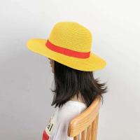 Paja Anime dibujos animados primavera verano nuevo estilo padre-hijo al aire libre sombrilla Luffy sombrero para mujeres hombres - details 1