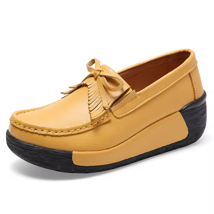 Mocasines de mujer con plataforma antideslizante y soporte para el arco, zapatos ligeros para caminar - 1
