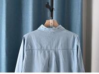 Blusas Bordadas de Flor Moda Coreana para Mujeres Primavera Camisa de Jeans de Diseñador - details 5