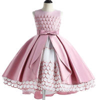 Vestido de princesa para niña, gran oferta, elegante, para presentadora, espectáculo, actuación de Piano - details 6
