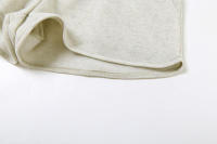 BUNO-Conjunto básico conciso de 3 piezas para Mujer, camisetas sin mangas envueltas en el pecho Hipster, Tops cortos de manga larga y pantalones cortos de cintura elástica, chándales para Mujer - details 29