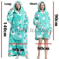 Sudaderas con capucha de gran tamaño para niños y mujeres, sudaderas con capucha de Panda, oso, aguacate, León, dibujos animados, Halloween, familia, mantas largas de TV, invierno, nuevo - details 23