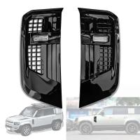 Piezas de automóvil, ventilación de aire con rejilla de ventilación lateral LED izquierda y derecha para Land rover defender 2020, rejilla de malla de ventilación lateral para puerta de coche - details 0