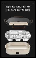 Fiambrera Eléctrica con Calefacción Bento de Acero Inoxidable Portátil para el Hogar - details 13