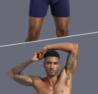 Bragas de algodón para hombre, boxeador, bragas, gordas, deportes, extendidos - details 11