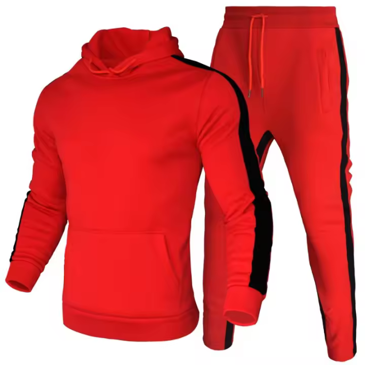 Sudadera con capucha para hombre, traje de pantalones casuales, tendencia de moda, otoño e invierno, nuevo - 1