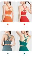 Bras de Verano Transpirables y a Prueba de Golpes para Mujeres Top Deportivo con Espalda Cruzada - details 5