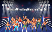 Wrestling Miniature Toys Set