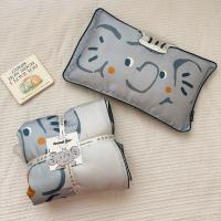 Suministros de cama, funda de almohada suave de dibujos animados, funda de cojín suave y elegante Rectangular, funda de cojín portátil acogedora para sala de estar - details 4