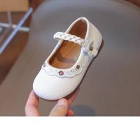 Zapatos de cuero para niñas, calzado de estilo coreano, suave, antideslizante, bordado, novedad de otoño, 2024 - details 12