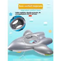 Barco Pirata Para Niños Anillo De Natación Asiento De Avión Con Pistola De Agua Piscina Agua Flotante Juguetes Montar Bote Inflable - details 4